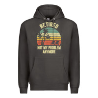 Smoke retired shirt not my problem anymore funny retirement t shirt Premium Hoodie - linhVisuals