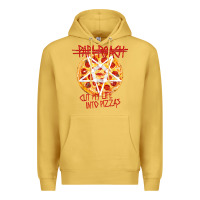 Antique Gold papa roach   official merchandise  cut my life into pizzas t shirt Premium Hoodie - linhVisuals