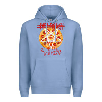 Colony Blue papa roach   official merchandise  cut my life into pizzas t shirt Premium Hoodie - linhVisuals