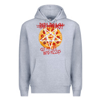 Heather Grey papa roach   official merchandise  cut my life into pizzas t shirt Premium Hoodie - linhVisuals