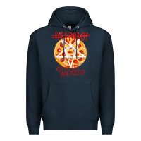 Navy papa roach   official merchandise  cut my life into pizzas t shirt Premium Hoodie - linhVisuals