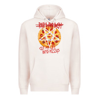 Pale Pink papa roach   official merchandise  cut my life into pizzas t shirt Premium Hoodie - linhVisuals
