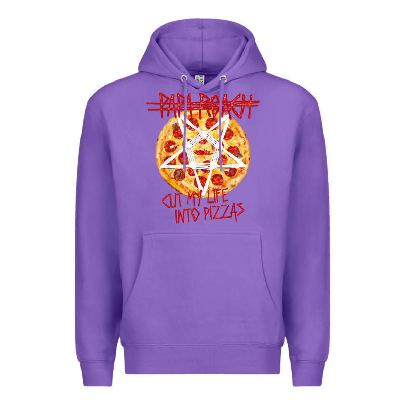 Papa Roach   Official Merchandise  Cut My Life Into Pizzas T Shirt Premium Hoodie by linhVisuals | Teevron