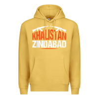 Antique Gold sikh khalistan zindabad singh punjabi t shirt Premium Hoodie - linhVisuals