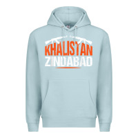 Blue Mist sikh khalistan zindabad singh punjabi t shirt Premium Hoodie - linhVisuals