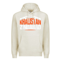 Oatmeal Heather sikh khalistan zindabad singh punjabi t shirt Premium Hoodie - linhVisuals