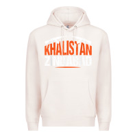Pale Pink sikh khalistan zindabad singh punjabi t shirt Premium Hoodie - linhVisuals