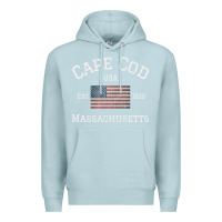 Blue Mist cape cod massachusetts american flag usa travel vintage pullover hoodi Premium Hoodie - linhVisuals