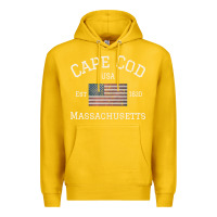 Lemon cape cod massachusetts american flag usa travel vintage pullover hoodi Premium Hoodie - linhVisuals