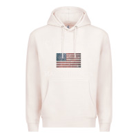 Pale Pink cape cod massachusetts american flag usa travel vintage pullover hoodi Premium Hoodie - linhVisuals