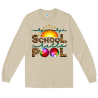Mushroom bye bye school hello pool Long Sleeve Tee - Artiststas