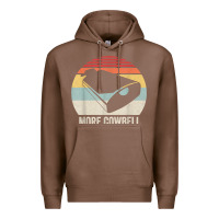 Chestnut retro more cowbell shirt funny drummer gift vintage t shirt Premium Hoodie - linhVisuals