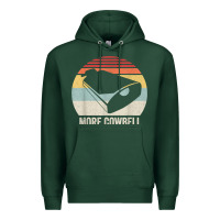 Sports Green retro more cowbell shirt funny drummer gift vintage t shirt Premium Hoodie - linhVisuals