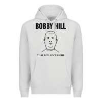Dove Grey bobby hill that boy ain't right [tw] Premium Hoodie - linhVisuals