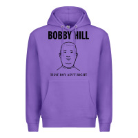Purple bobby hill that boy ain't right [tw] Premium Hoodie - linhVisuals