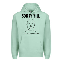 Seafoam bobby hill that boy ain't right [tw] Premium Hoodie - linhVisuals