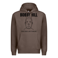 Coffee bobby hill that boy ain't right [tw] Premium Hoodie - linhVisuals