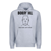 Heather Grey bobby hill that boy ain't right [tw] Premium Hoodie - linhVisuals