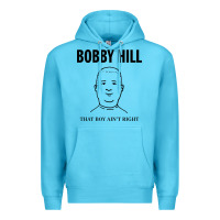 Ocean Blue bobby hill that boy ain't right [tw] Premium Hoodie - linhVisuals