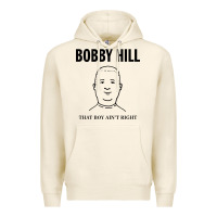 Tofu bobby hill that boy ain't right [tw] Premium Hoodie - linhVisuals