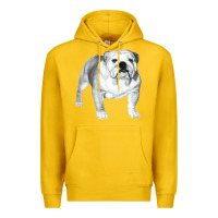 Lemon English Bulldog Art Premium Hoodie - linhVisuals
