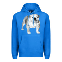 True Royal English Bulldog Art Premium Hoodie - linhVisuals