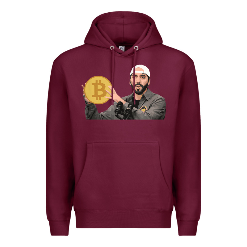 El Salvador Bitcoin Bukele Legal Tender Cryptocurrency Btc T Shirt Premium Hoodie by linhVisuals | Teevron