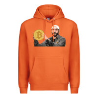 Carrot el salvador bitcoin bukele legal tender cryptocurrency btc t shirt Premium Hoodie - linhVisuals