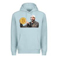 Blue Mist el salvador bitcoin bukele legal tender cryptocurrency btc t shirt Premium Hoodie - linhVisuals