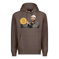 Coffee el salvador bitcoin bukele legal tender cryptocurrency btc t shirt Premium Hoodie - linhVisuals