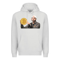 Dove Grey el salvador bitcoin bukele legal tender cryptocurrency btc t shirt Premium Hoodie - linhVisuals