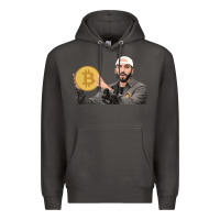 Smoke el salvador bitcoin bukele legal tender cryptocurrency btc t shirt Premium Hoodie - linhVisuals