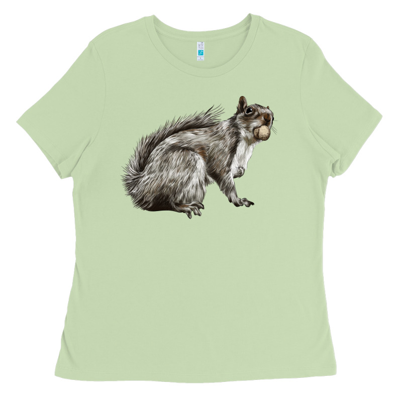 Gray Squirrel Ladies Tee by LillyAllenDesigns | Teevron