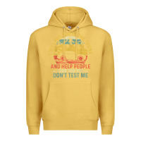 Antique Gold i will put you in the trunk and help people funny saying t shirt Premium Hoodie - linhVisuals