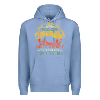 Colony Blue i will put you in the trunk and help people funny saying t shirt Premium Hoodie - linhVisuals