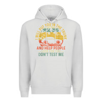 Dove Grey i will put you in the trunk and help people funny saying t shirt Premium Hoodie - linhVisuals