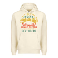 Sandshell i will put you in the trunk and help people funny saying t shirt Premium Hoodie - linhVisuals