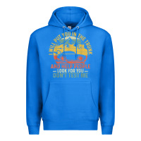 True Royal i will put you in the trunk and help people funny saying t shirt Premium Hoodie - linhVisuals