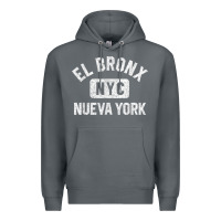 Rock el bronx nueva york nyc gym style distressed white print t shirt Premium Hoodie - linhVisuals