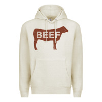Oatmeal Heather beef t shirt, beef cattle shirt Premium Hoodie - linhVisuals