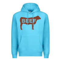 Ocean Blue beef t shirt, beef cattle shirt Premium Hoodie - linhVisuals