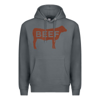 Rock beef t shirt, beef cattle shirt Premium Hoodie - linhVisuals