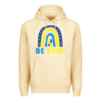 Pina Colada be kind down syndrome awareness blue ribbon rainbow march 21 t shirt Premium Hoodie - linhVisuals