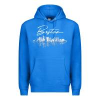 True Royal boston skyline t shirt for women, men, girls & boys Premium Hoodie - linhVisuals