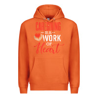 Carrot caregiving is a work of heart caregiver gifts for men, women t shirt Premium Hoodie - linhVisuals