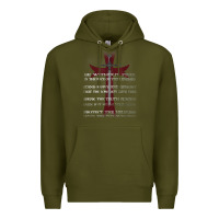 Army Green knights templar crusader cross ring order be without fear t shirt Premium Hoodie - linhVisuals