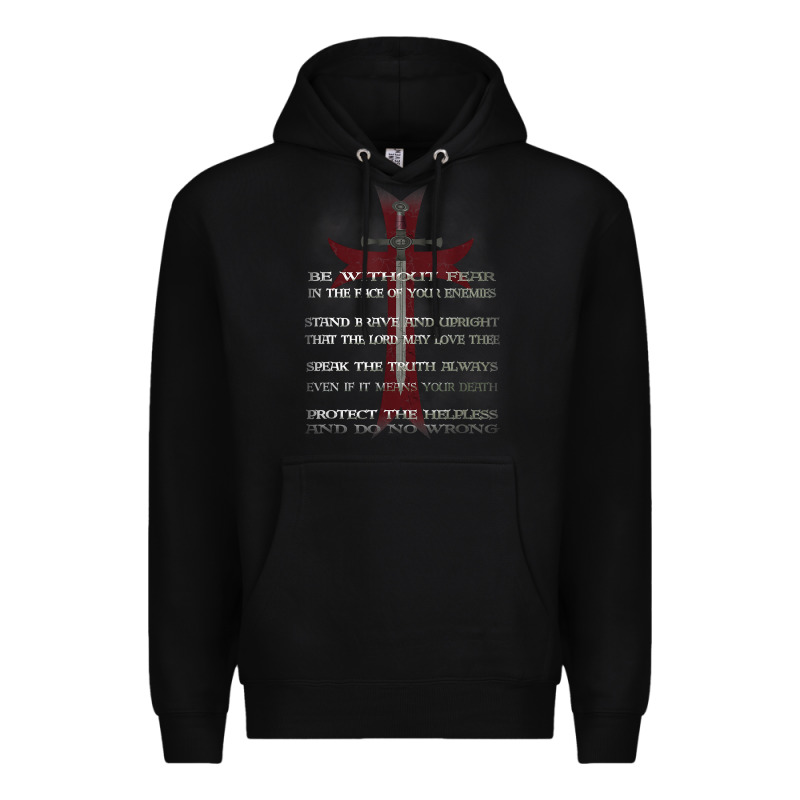 Knights Templar Crusader Cross Ring Order Be Without Fear T Shirt Premium Hoodie by linhVisuals | Teevron