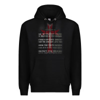 Black knights templar crusader cross ring order be without fear t shirt Premium Hoodie - linhVisuals