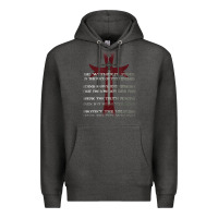 Charcoal Heather knights templar crusader cross ring order be without fear t shirt Premium Hoodie - linhVisuals