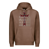 Chestnut knights templar crusader cross ring order be without fear t shirt Premium Hoodie - linhVisuals